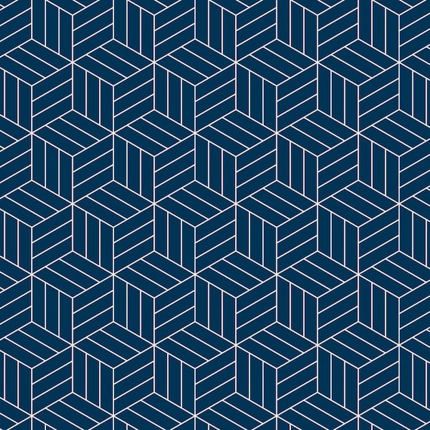 Free Vector seamless japanese-inspired geometric pattern 