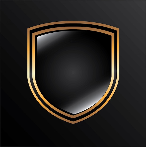 Free vector shield