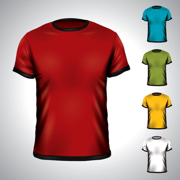 Free Vector shirt templates collection