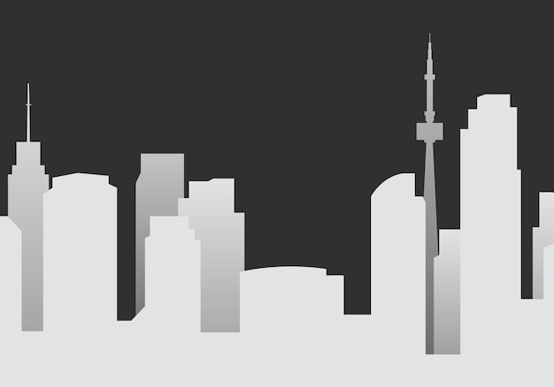 Free Vector silhouette skyline illustration