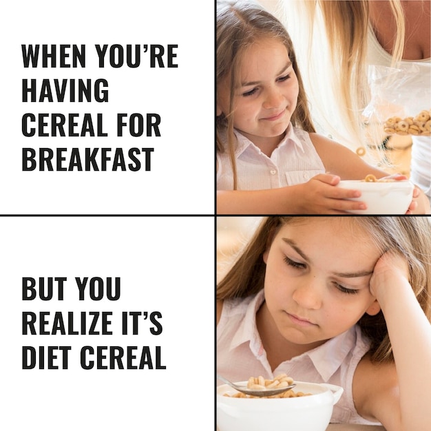 Simple cereal meme