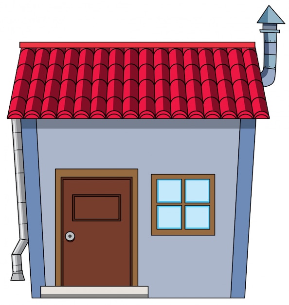 Free Vector a simple home cartoon style