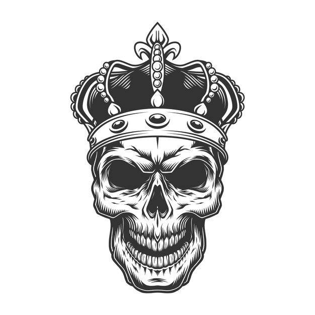 Skull in the crown