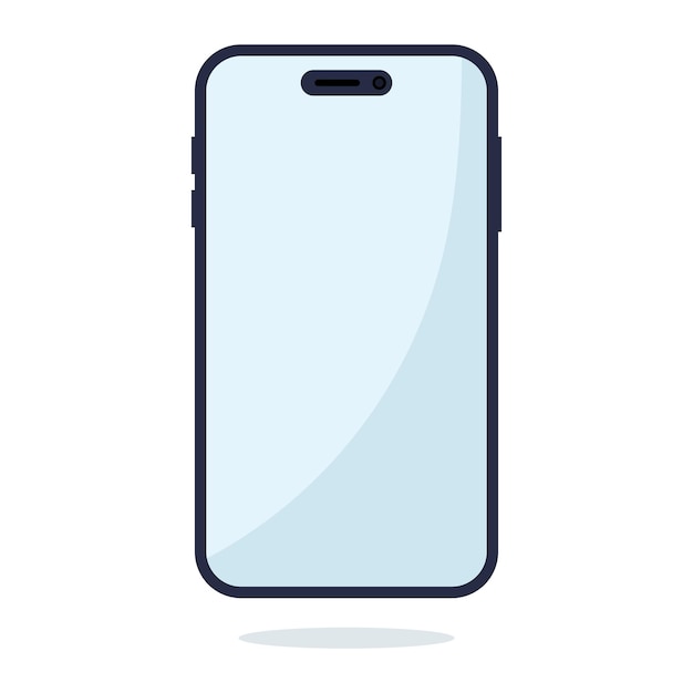 Free vector smart phone flat style