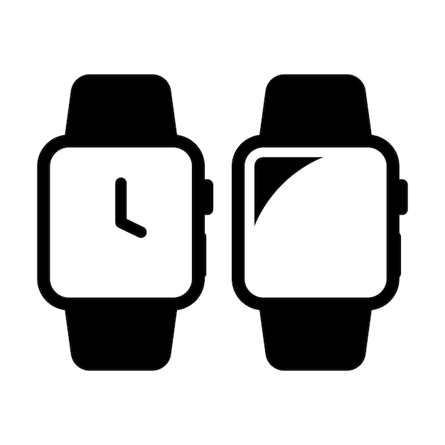 Free Vector smart watch simple