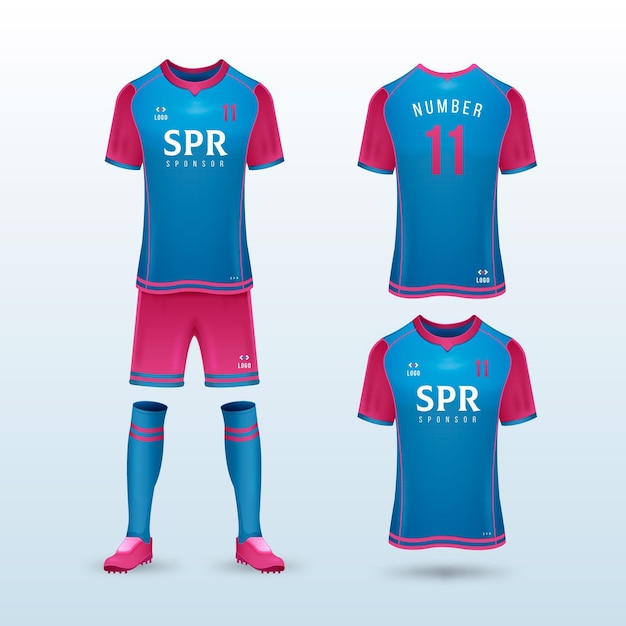 Free Vector soccer uniform