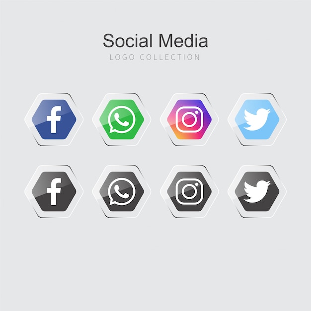 Free Vector social media icons