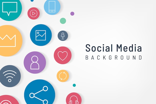 Free vector social media icons