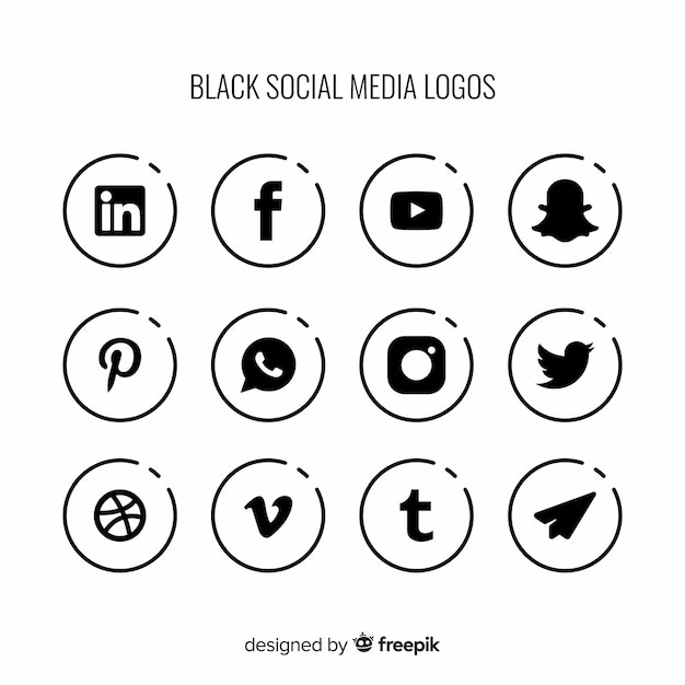 Social media logo collection