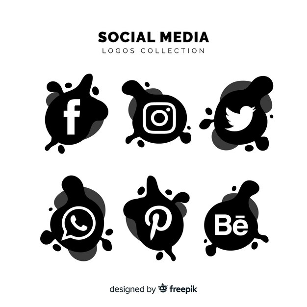 Social media logo collection