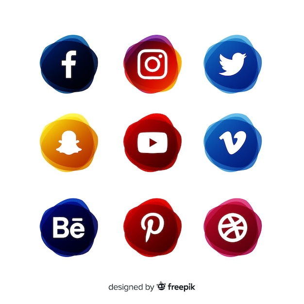 Social media logo collection