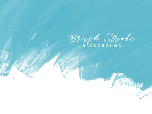 Free Vector soft blue watercolor brush stroke texture background