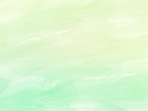 Free vector soft green watercolor texture design background