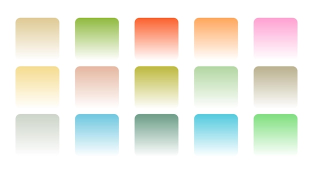 Free Vector soft pastel color gradient combination set