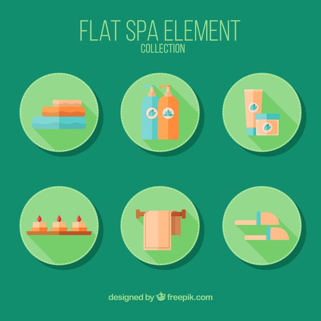 Spa collection of flat elements