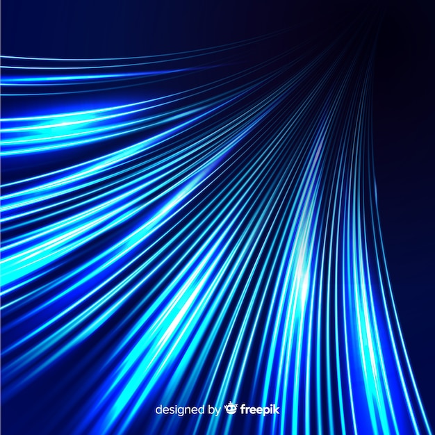 Free vector speed light trail background