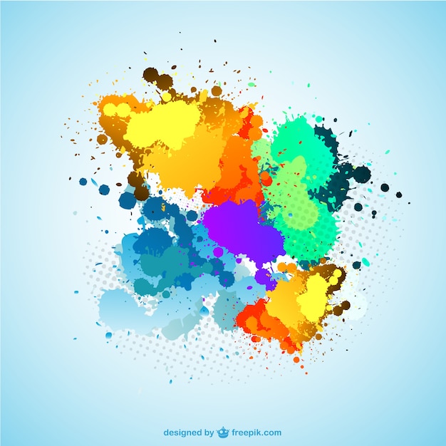 Free Vector splash background