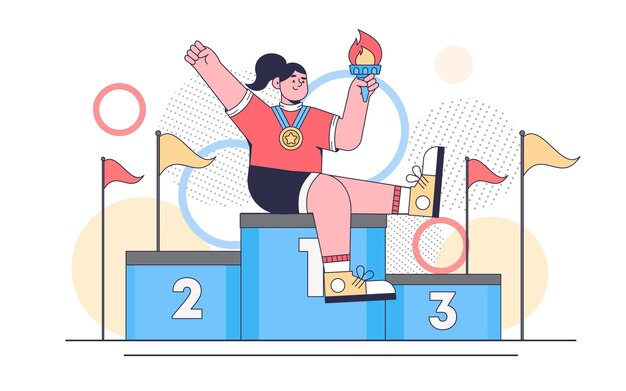 Sport games illustration