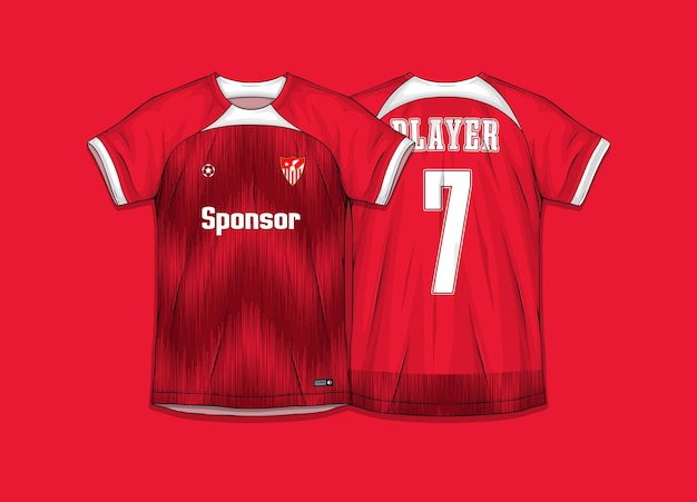 Sports shirt design ready to print Football shirt for sublimation