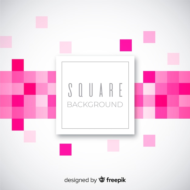 Free vector square background