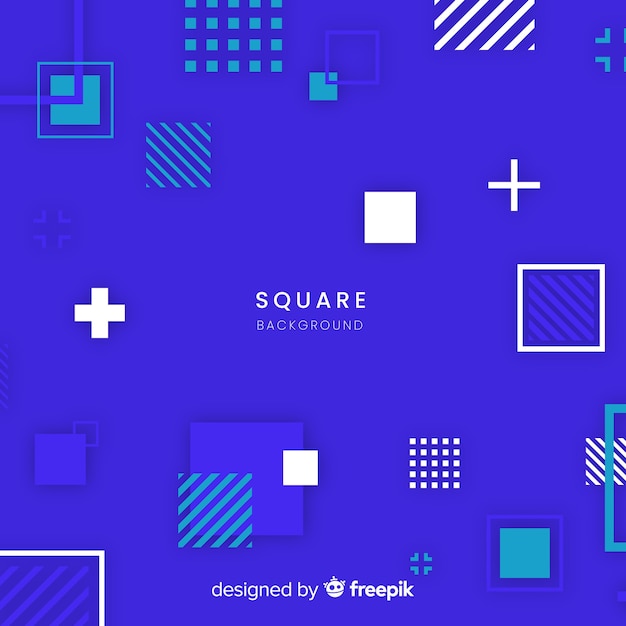 Free Vector square background