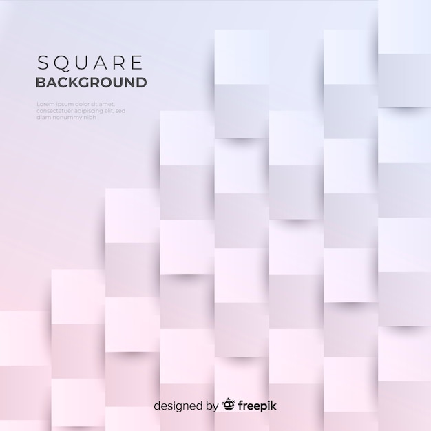 Free vector square background