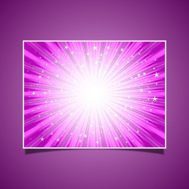 Free Vector starburst violet card 