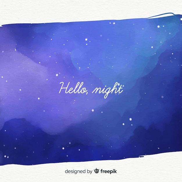 Free Vector starry night background