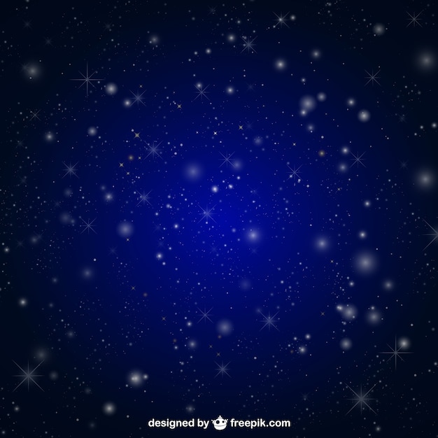 Free Vector starry night