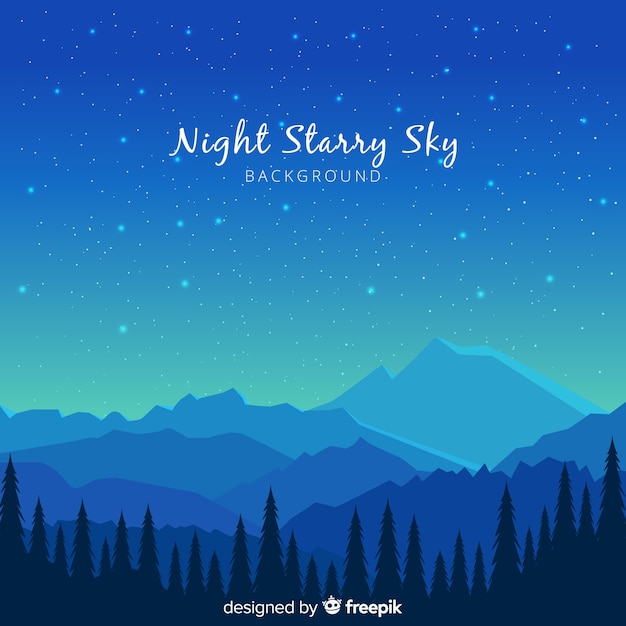 Free Vector starry sky background