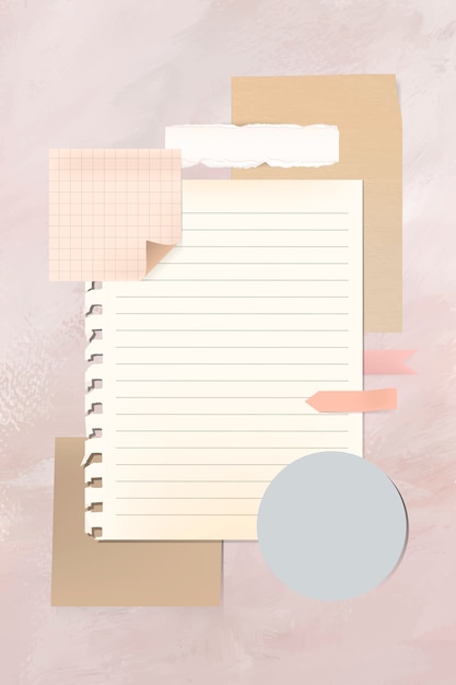 Free Vector stationery template set