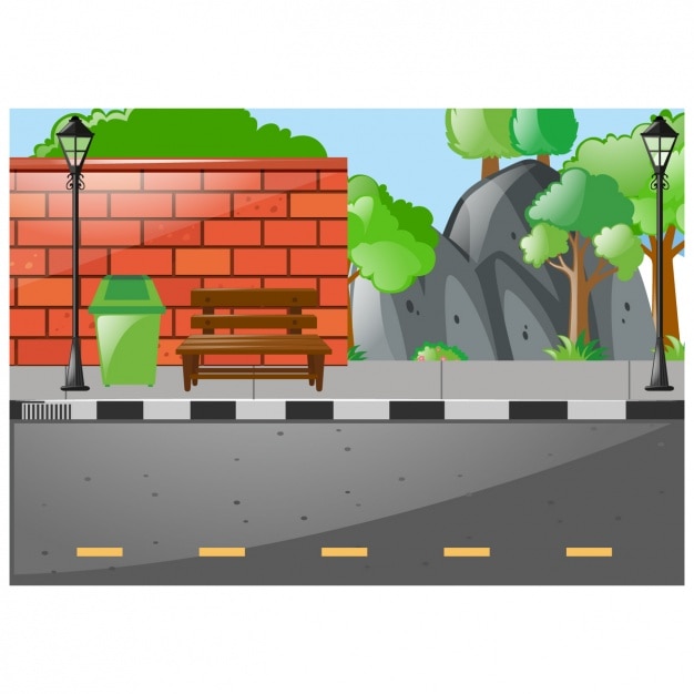 Street background design