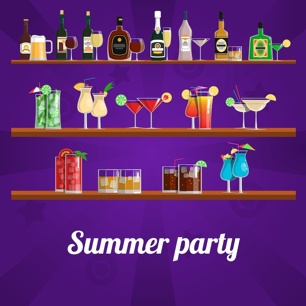 Summer Cocktail Party Concept