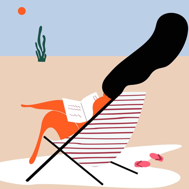 Free Vector summertime is here