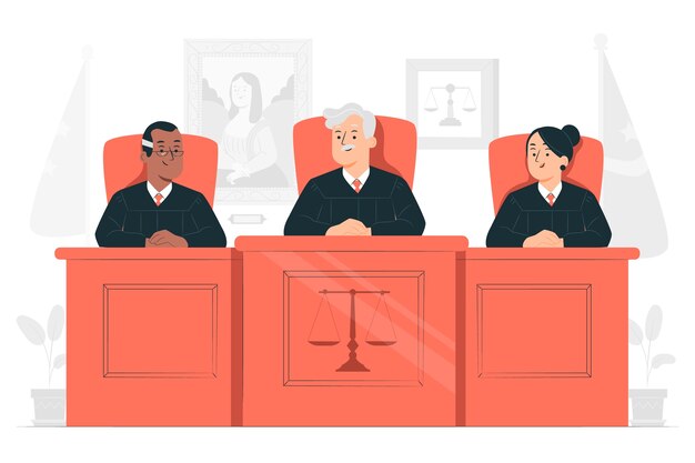 Supreme court concept illustration