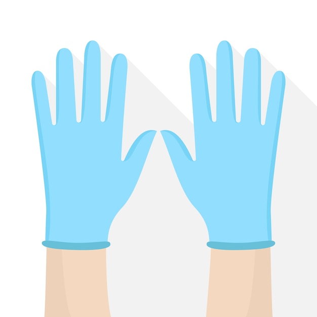 Free Vector surgical protective gloves design