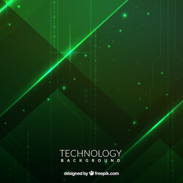 Free vector technology background in abstract style