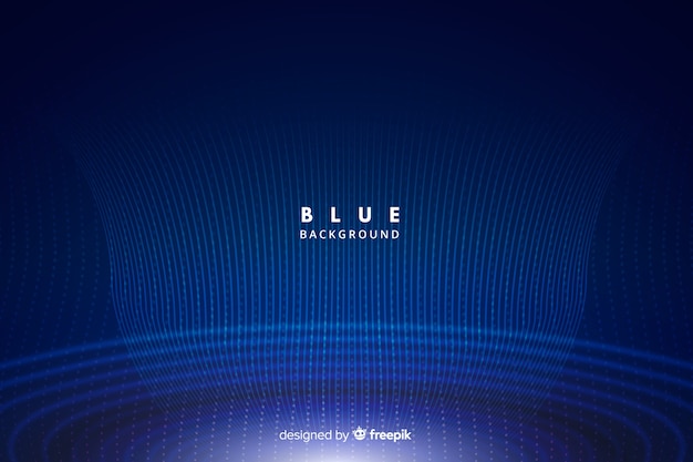 Free vector technology background with blue abstract shapes