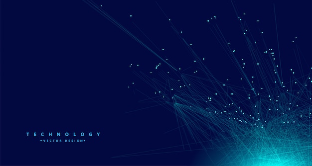 Free vector technology digital data mesh network background