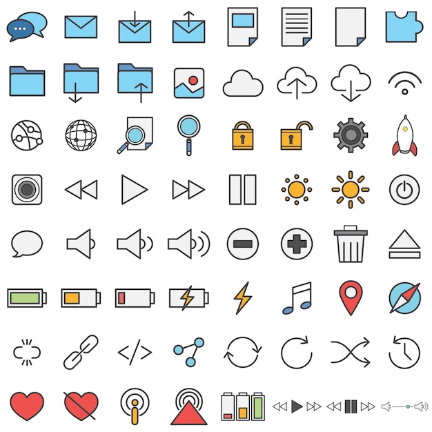 Technology icons