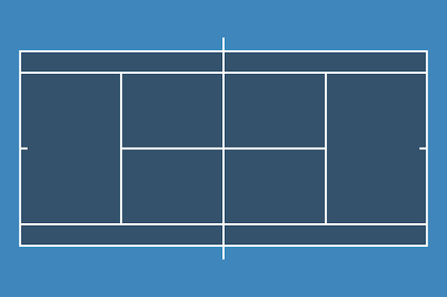 Free vector tennis court background