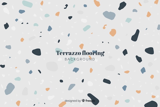 Free Vector terrazzo floor background