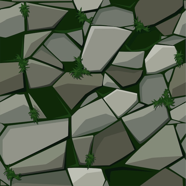 Free vector texture for paving stone on the grass.