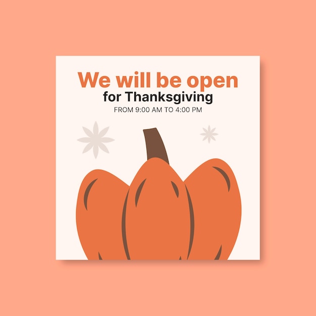 Thanksgiving  template design