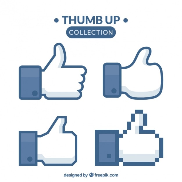 Free vector thumb up collection