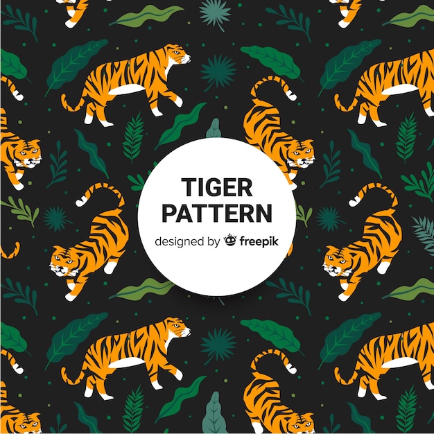 Free vector tiger pattern