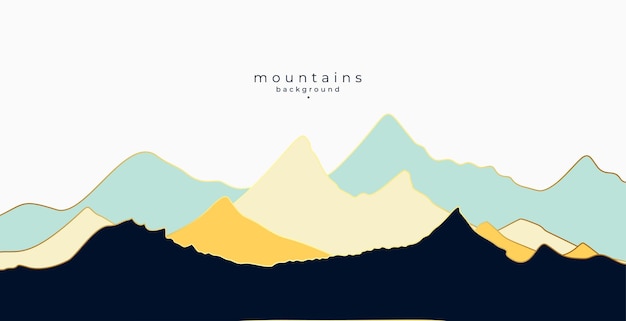 Free Vector top alpine mountain landscape background get closer to the sky