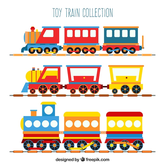 Toy train collection