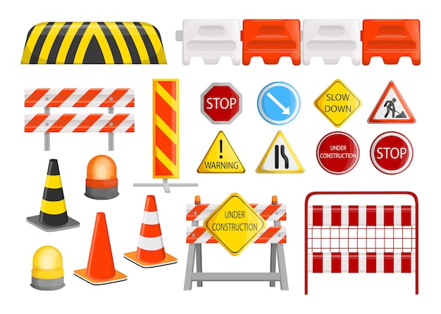 Traffic barriers collection