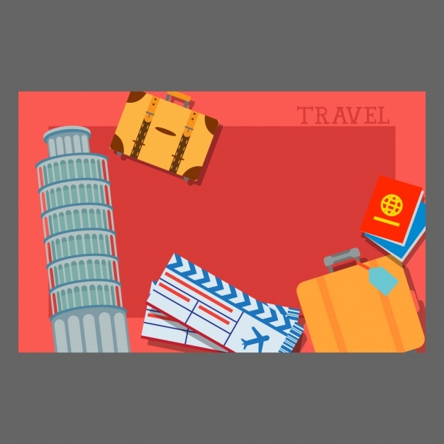 Free Vector travel background design